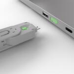 Lindy 40451 4db USB(Type-A) zöld Port Blocker vakdugó szerszámmal