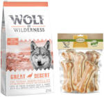 Wolf of Wilderness 12kg Wolf of Wilderness Adult "Great Desert" - pulyka száraz kutyatáp+750g 15cm-es Lukullus csirke rágócsont kutyáknak ingyen