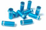 Spyral 4 mm-es fém bowdenház kupak váltóbowdenházhoz, kék színű