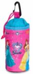Csepel Disney Princess kulacs tartó táska, karabinerrel, rózsaszín, hercegnős