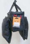 Spyral Tour 10 Plus, 10L-14L, 3 részes csomagtartó táska, lenyitható oldalzsebekkel, fekete
