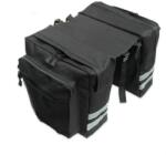 Spyral 20L 2 részes csomagtartó táska, 2x10 liter, fekete