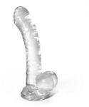 Crushious Hudini Dildo Anal din Jelly Incolor Flexibil dar Ferm si Transparent Nerabdator sa Dispara in Tine