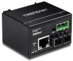 TRENDnet Konverter Industrial 100Base-FX SC 30KM IP 30 (TI-F10S30) (TI-F10S30)