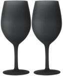 Brunner Wineglass Blacksatin - 2db borospohár fekete