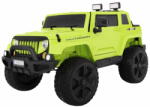 Ramiz Mighty Jeep elektromos kisautó 4*4 - zöld színben