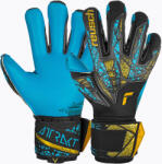 Reusch Mănuși de portar Reusch Attrakt Aqua Finger Support black/gold/aqua