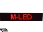 M-LED ID-16x96R (16x96 cm) BELTÉRI LED fényújság (PIROS) (2485)