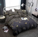  VISATA fekete mikroszálas ágyneműhuzat Ágyneműhuzat mérete: 70 x 90 cm | 140 x 200 cm