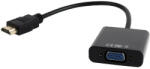 Gembird HDMI > VGA (15-DSUB) adapter kábellel, audioval (passzív) [A-HDMI-VGA-03]