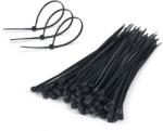 KOLORENO Brățară de cablu cu cleme 4x150mm - Neagră - 100 buc (OK_JHT_4X150C)