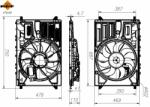 NRF ventilátor, motorhűtés NRF 470105 (470105)