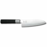 Kai Cutit Santoku, Wasabi Black, 16, 5 cm (6716S)