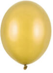 Partydeco Strong Latex lufi 11" (28cm) metál, Arany, metallic gold, 50db/cs (LUFI304185)