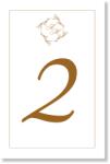 Personal Număr de masă - Golden Exquisite Selectați cantitatea: 1 buc - 10 buc