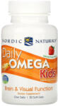 Nordic Naturals Daily Omega Kids (30 Capsule moi, Aromă Naturală de Fructe)