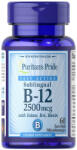 Puritan's Pride Vitamin B-12 2500 With Folic Acid (60 Mini Comprimate de Supt)