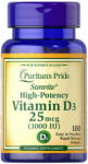Puritan's Pride Vitamin D3 1000 IU (100 Capsule moi)