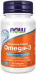 NOW Omega-3, Molecularly Distilled Softgels (30 Capsule moi)