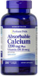 Puritan's Pride Absorbable Calcium 1200 mg with Vitamin D3 1000 IU (200 Capsule moi)