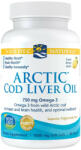 Nordic Naturals Arctic Cod Liver Oil 750 mg (90 Capsule moi, Lămâie)