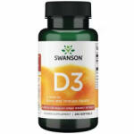 Swanson Vitamina D3 - Vitamin D3 (250 Capsule moi)