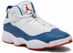 Nike Pantofi Nike Jordan 6 Rings 322992 140 White/University Red/Light Steel Grey/True Blue Bărbați