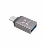 FIXED Aluminum Pirosuction Link USB-A to USB-C Szürke (FIXA-UC-GR) - nyomtassingyen