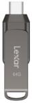 Lexar JumpDrive Dual D400 64GB USB 3.1 (LJDD400064G-BNQNG) Memory stick