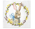 GoDan Nyuszis Wreath szalvéta 20 db-os 33x33 cm (MLG653038)