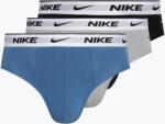 Nike Chiloți bărbătești Nike Everyday Cotton Stretch Brief 3 perechi albastru stelar/gri gri lup/negru alb