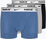 Nike Bărbați Nike Everyday Cotton Stretch Trunk boxeri 3 perechi de boxeri albastru stelar/grișu lup/negru alb negru