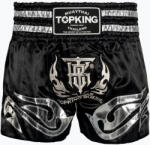 Top King Pantaloni scurți de antrenament Top King Kickboxing black/silver