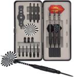 Abbey Darts Set sageti dartDcu varf otel/plastic (52BL-ZWA-25-negru)