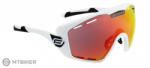 FORCE Ombro Plus szemüveg, matt fehér/piros lencsék