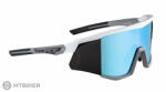 FORCE Sonic szemüveg, fehér/szürke, kék tükröződő lencsék