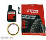 Stan’s NoTubes Stans NoTubes STANS NO TUBES készlet tömlő nélküli abroncsokhoz - tömítőanyag 200ml, betét 27mm, 44mm szelep (2 db)