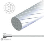 Jagwire 8009850-4 országúti fékbowden, 1.5 x 1 700 mm, rozsdamentes acél, Campagnolo