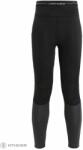 icebreaker 125 ZoneKnit Merino Thermal női leggings, Black/Jet Heather (S)