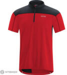 GOREWEAR C3 Zip jersey, piros/fekete (M)
