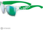 uvex sportstyle 508 gyerekszemüveg, átlátszó zöld