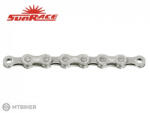 SunRace CN10 lánc 10 sp. , 116 láncszem, ezüst