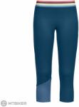 ORTOVOX Fleece Light 3/4 női aláöltözet nadrág, petrol blue (L)