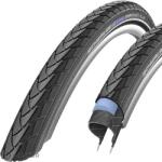 Schwalbe Marathon Plus 20x1.75" SmartGuard külső gumi, drótperemes, reflexcsíkos