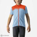 Castelli NEO PROLOGO gyerek mez, világoskék/narancssárga (10 évesre)