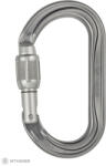 Petzl OK SCREW LOCK karabiner, ezüst