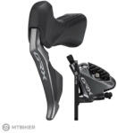 Shimano GRX Di2 ST-RX815/BR-RX810 Dual Control váltó/hidraulikus fékkar, 2x11, bal, Flat Mount, 1000 mm fékcső + L03A fékbetét