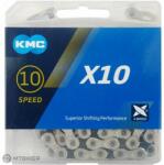 KMC X 10 lánc, 10-seb. , 114 szem