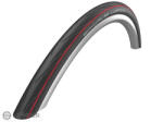 Schwalbe LUGANO II 700x25C külső gumi, kevlárperemes, piros csíkos