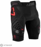 Leatt Impact Shorts 3DF 5.0 protektoros nadrág, fekete/piros (XXL)